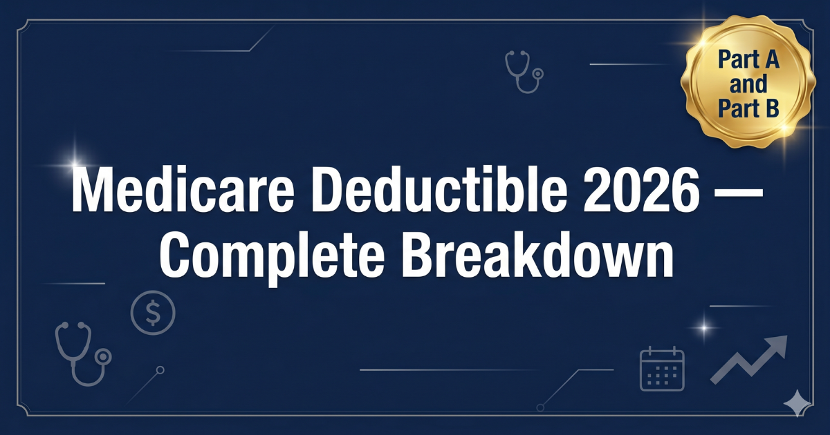 medicare deductible 2026 complete breakdown part a and part b