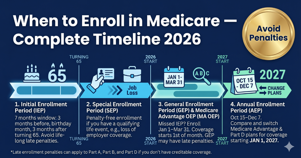 when to enroll in medicare complete timeline 2026