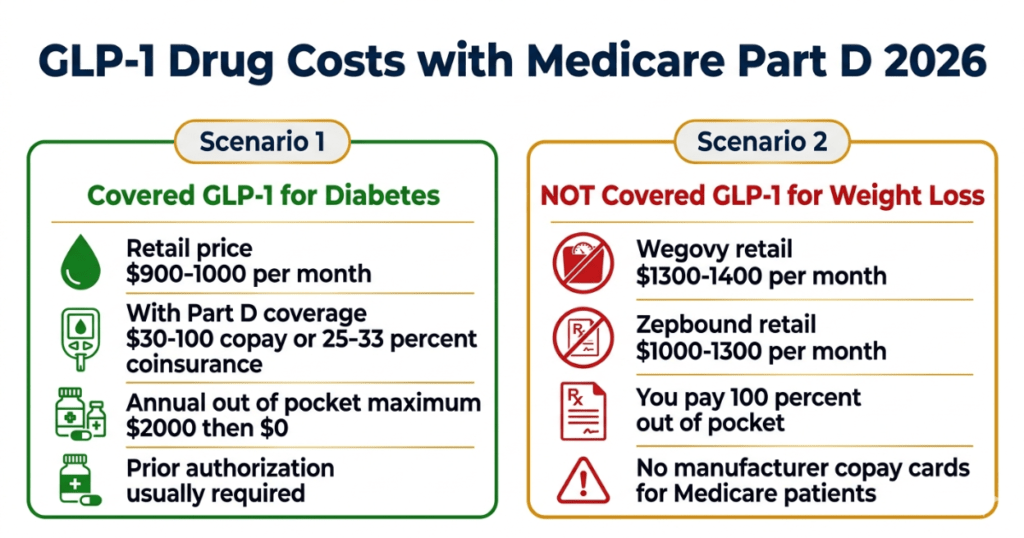 medicare coverage glp-1 drugs 2026 Does Medicare Cover Ozempic — Complete GLP-1 Guide 2026