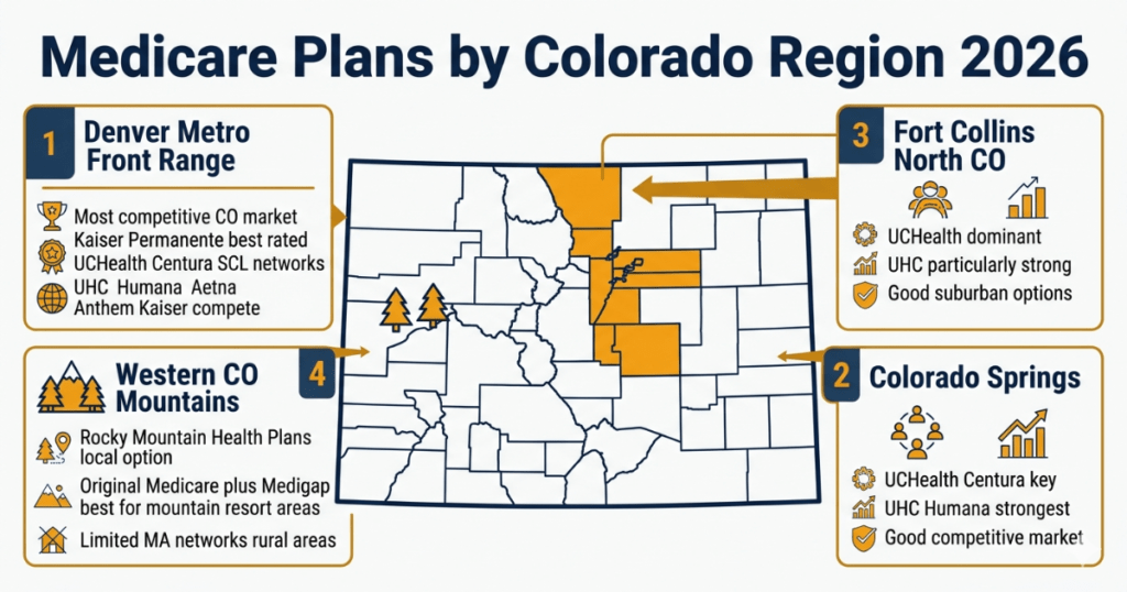 medicare plans colorado 2026 by region denver colorado springs fort collins western