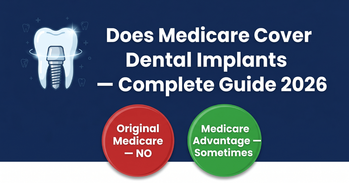 does medicare cover dental implants complete guide 2026