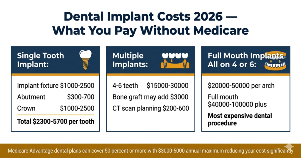 does medicare cover dental implants 2026 original medicare vs medicare advantage