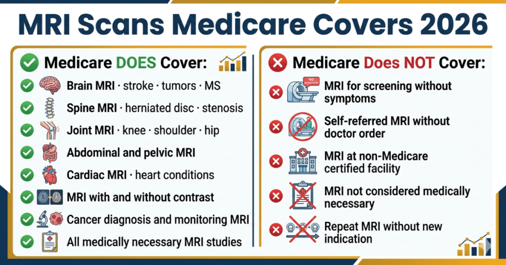 mri scans medicare covers 2026 what is covered and not covered