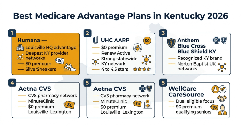 best medicare advantage plans kentucky 2026 humana uhc anthem aetna wellcare