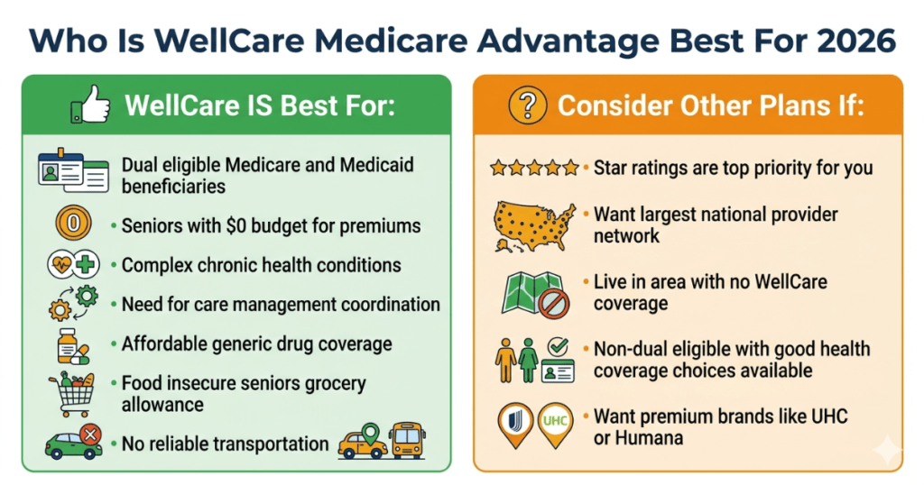 who is wellcare medicare advantage best for 2026 dual eligible seniors