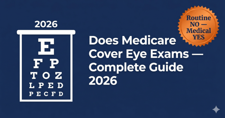 does medicare cover eye exams complete guide 2026