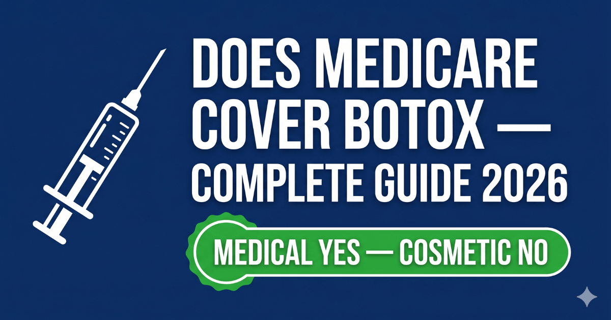 does medicare cover botox complete guide 2026 medical vs cosmetic