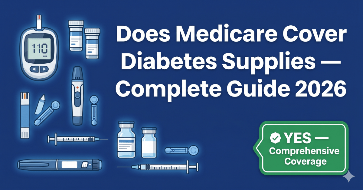 does medicare cover diabetes supplies complete guide 2026