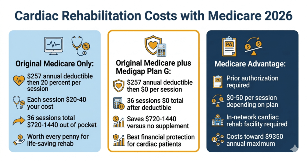 cardiac rehabilitation costs with medicare 2026 original medigap plan g advantage