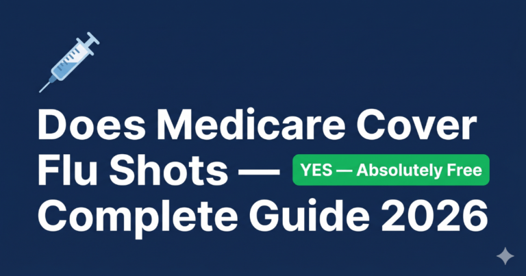 does medicare cover flu shots complete guide 2026 free flu vaccine