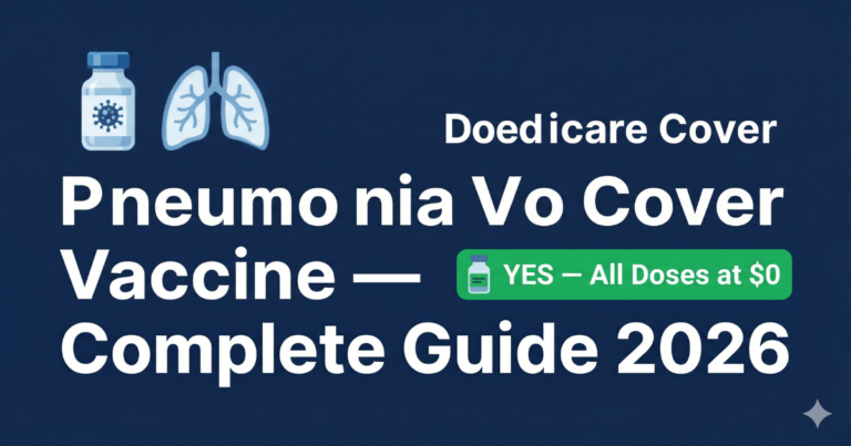 does medicare cover pneumonia vaccine complete guide 2026