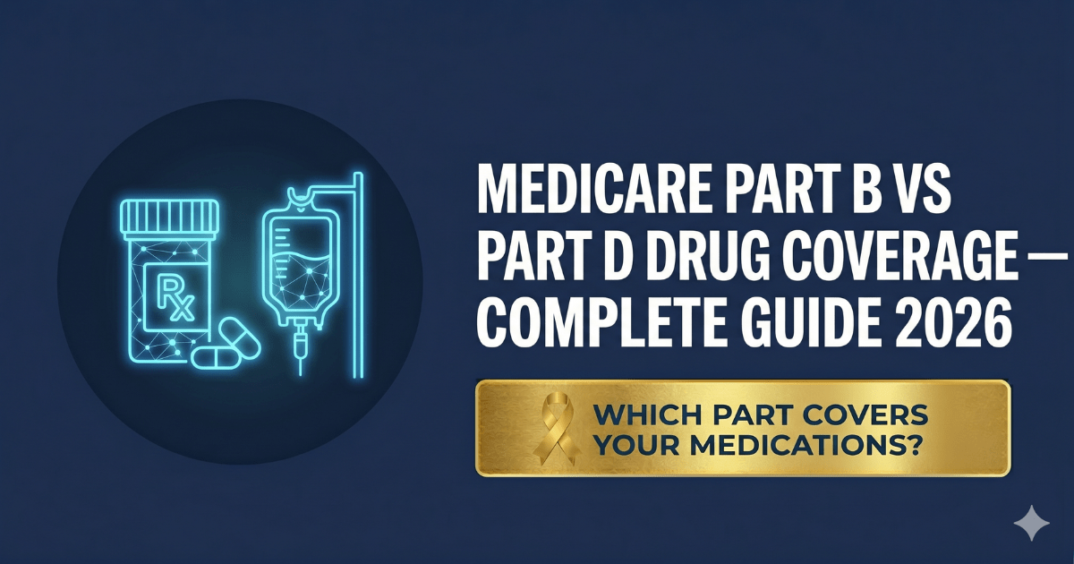 medicare part b vs part d drug coverage complete guide 2026