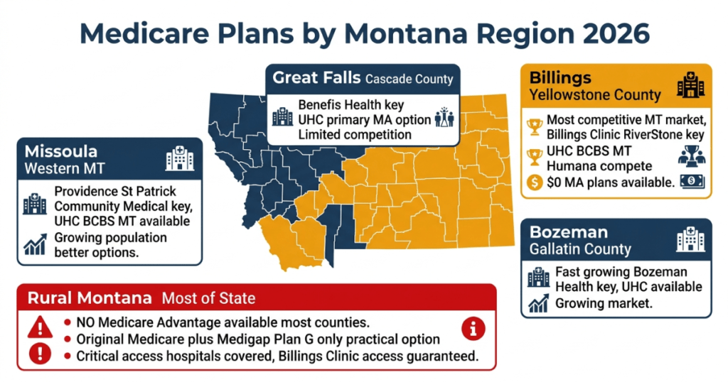 medicare plans montana 2026 by region billings missoula great falls bozeman rural