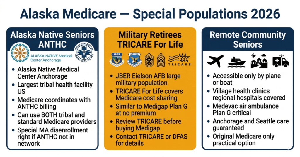 alaska medicare special populations 2026 alaska native ANTHC military tricare remote