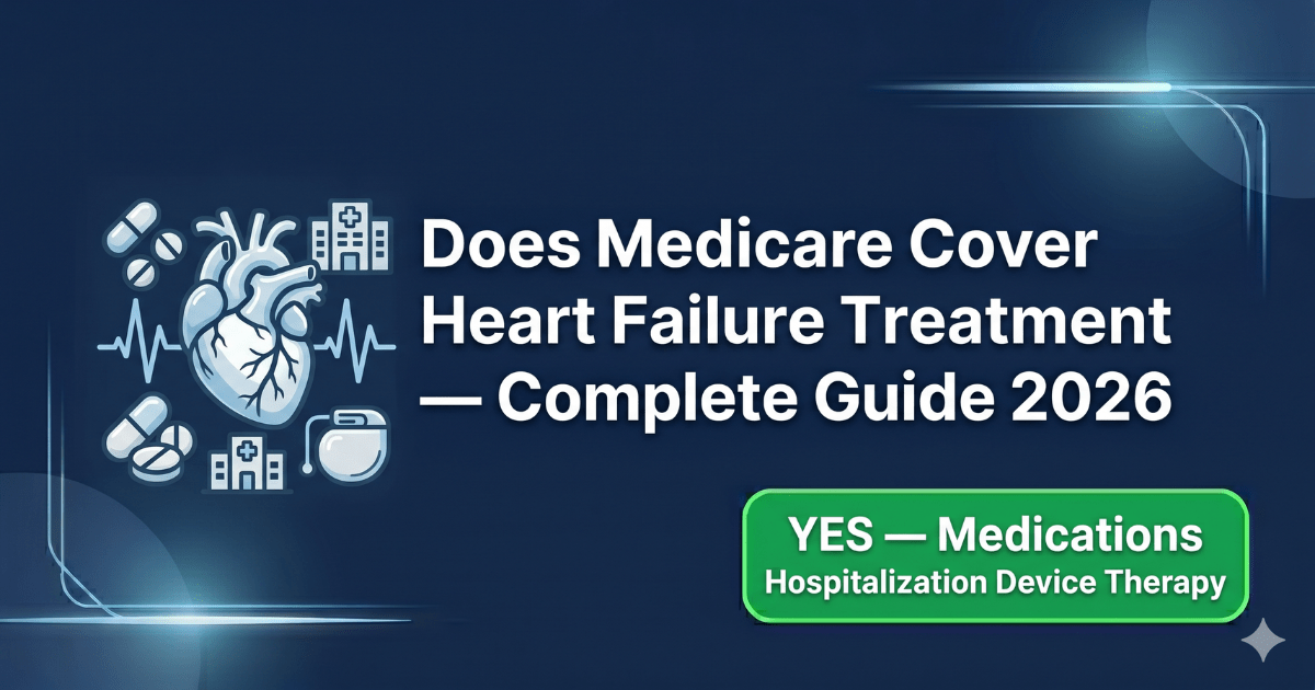does medicare cover heart failure treatment complete guide 2026
