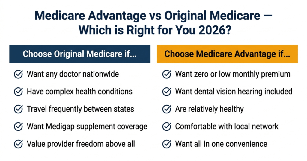medicare advantage vs original medicare which is right for you 2026