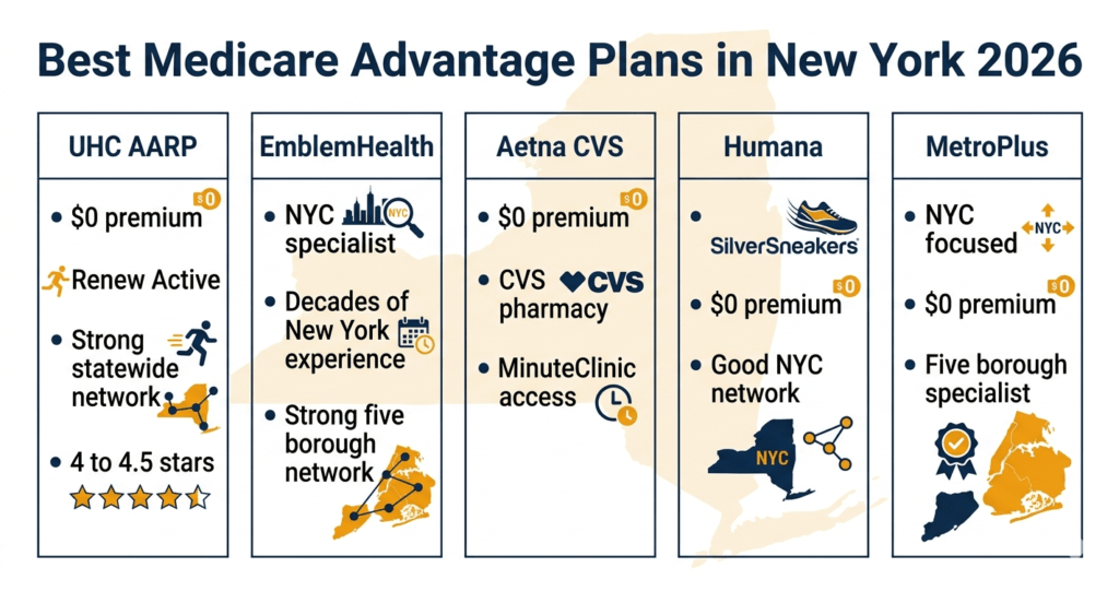best medicare advantage plans new york 2026 uhc emblemhealth aetna
